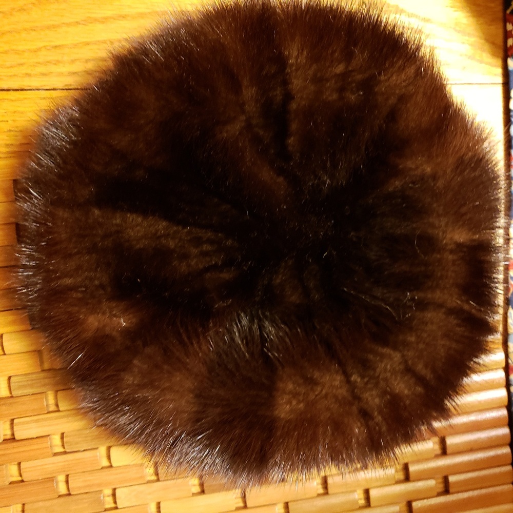 Mink Tail Fur Hat